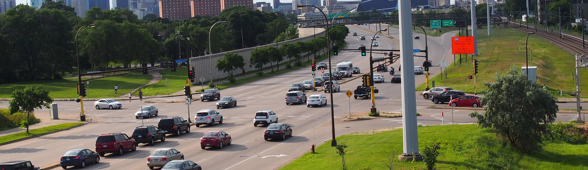 Urban neighborhood streets