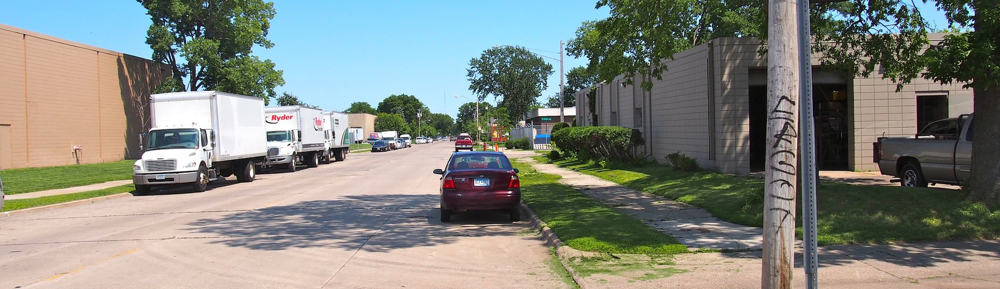 Urban neighborhood streets
