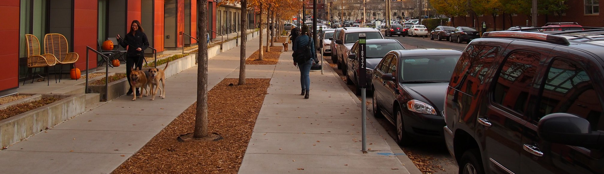 Urban neighborhood streets